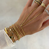 925 Silver | Thick Link Hand Chain