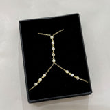 925 Silver | Round Stone Hand Chain