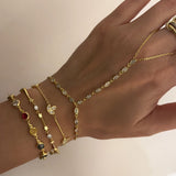 925 Silver | Full Marquise Stone Hand Chain