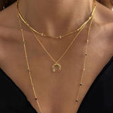 925 Silver | North Star Bar Chain Necklace