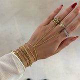 925 Silver | Thick Link Hand Chain