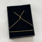 925 Silver | Double Layer Mini Bead Chain Hand Chain