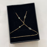 925 Silver | Blue Topaz Hand Chain