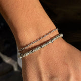 925 Silver | Handmade Black Cord Soul Men’s Bracelet