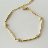 925 Silver | North Star Bar Chain Bracelet