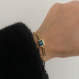 925 Silver | Evil Eye Bracelet with 3 Charms