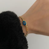 925 Silver | Single Eye Evil Eye Bracelet