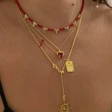 925 Silver | Fish Symbol Luck & Prosperity Medallion Necklace