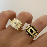 925 Silver | Vintage-Style Stone Ring