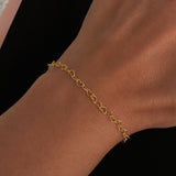 925 Silver | Minimal Heart Chain Bracelet