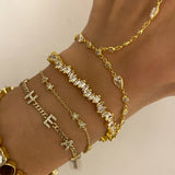 925 Silver | White Stone Luxury Bracelet