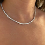 925 Silver | 3mm Non-Twisting Tennis Choker