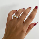 925 Silver | Tennis Baguette Ring
