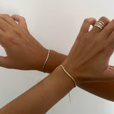 925 Silver | Unisex Fishbone Chain Bracelet