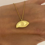 925 Silver | Eye Medallion Necklace