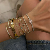 925 Silver | Heart Tennis Bracelet