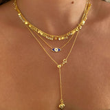 925 Silver | Adjustable Heart Pendant Slider Chain Necklace