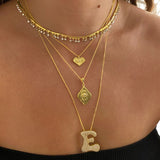 925 Silver | White Stone Heart Necklace