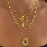 925 Silver | White Stone Hamsa Necklace