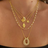 925 Silver | Chain with White Baguette Stones