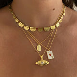 925 Silver | Venus Medallion Necklace