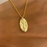 925 Silver | Venus Medallion Necklace