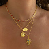 925 Silver | Eye Medallion Necklace