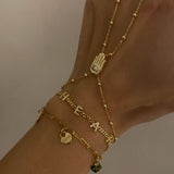 925 Silver | Personalized Luck Bracelet with Heart Charm