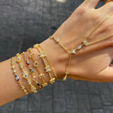 925 Silver | 4-Butterfly Tennis Bracelet