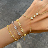 925 Silver | 4-Butterfly Tennis Bracelet