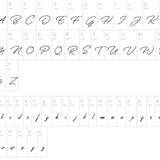 925 Silver | Custom Engraved Necklace in Special Font 9