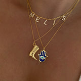 925 Silver | 3D Cowboy Boot Necklace