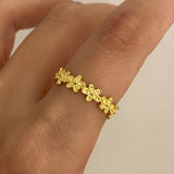 925 Silver | Minimal Multi Daisy Ring