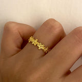 925 Silver | Minimal Multi Daisy Ring