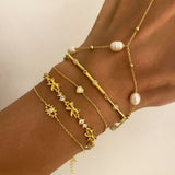 925 Silver | Minimal Opal Eye Bracelet