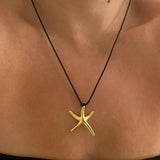 925 Silver | String Starfish Necklace