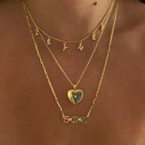 925 Silver | Custom Date Necklace with Paperclip Chain