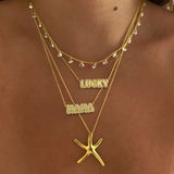 925 Silver | Personalized Bubble Necklace with Stones