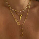 925 Silver | Chain with Transparent Star Charm