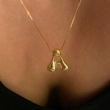 925 Silver | Asymmetric Letter Necklace