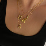 925 Silver | Asymmetric Letter Necklace