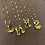 925 Silver | Asymmetric Letter Necklace