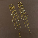 925 Silver | Dangling Earrings with Stone Detailing