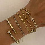 925 Silver | Minimal Eye Bracelet