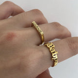 925 Silver | Dainty Personalized Ring