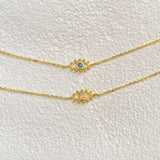 925 Silver | Minimal Opal Eye Bracelet