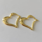 925 Silver | Heart Earrings