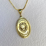 925 Silver | PHEAR Custom Unisex Lion Medallion Necklace