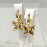 925 Silver | Butterfly Earrings with Zircon Stones
