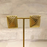 925 Silver | Vintage Pattern Earrings (Model 1)